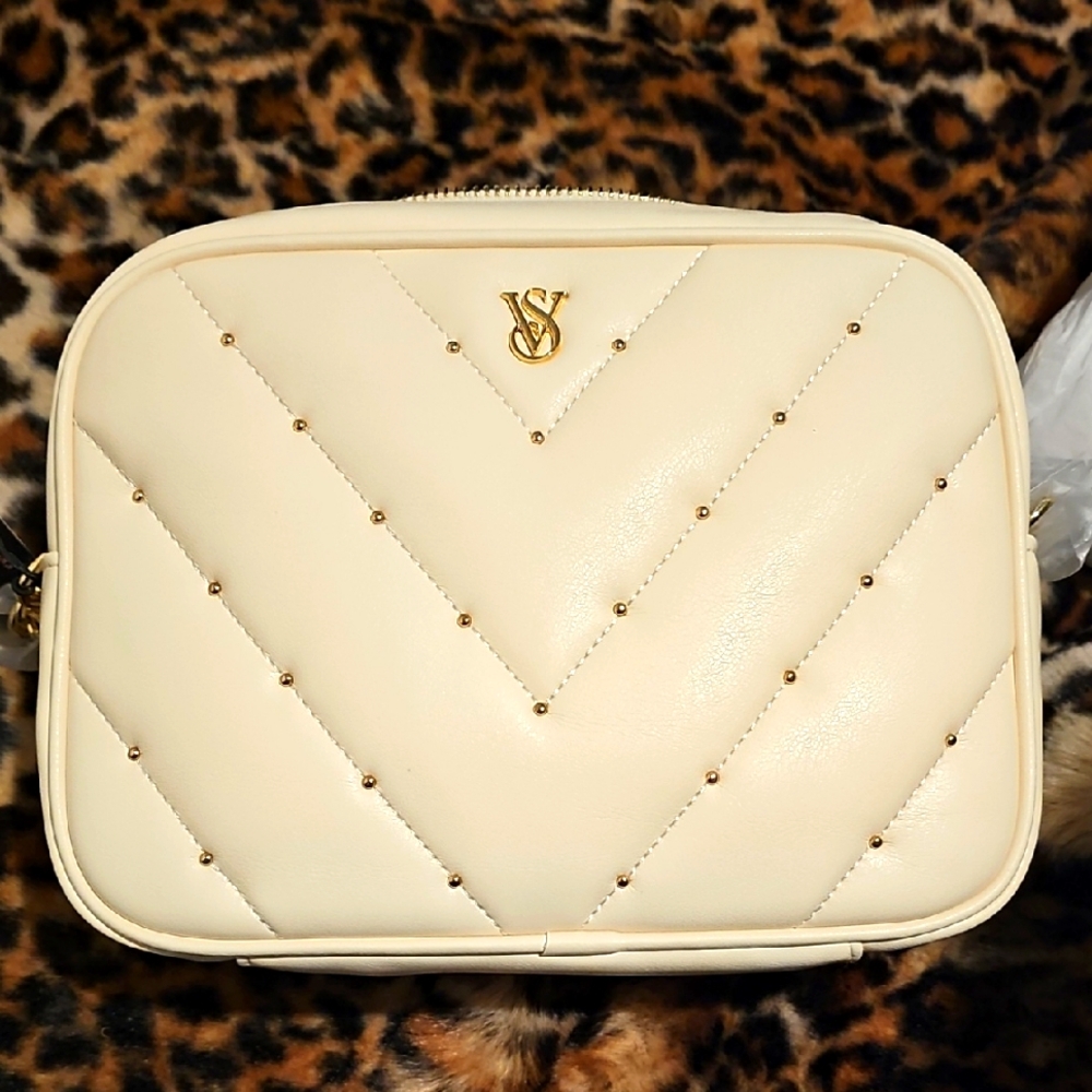 Victoria's Secret Cream Quilted Women's Bag